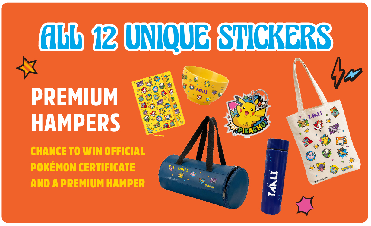 All 12 unique stickers give a chance to win a certificate, exclusive coupons, and premium merchandise