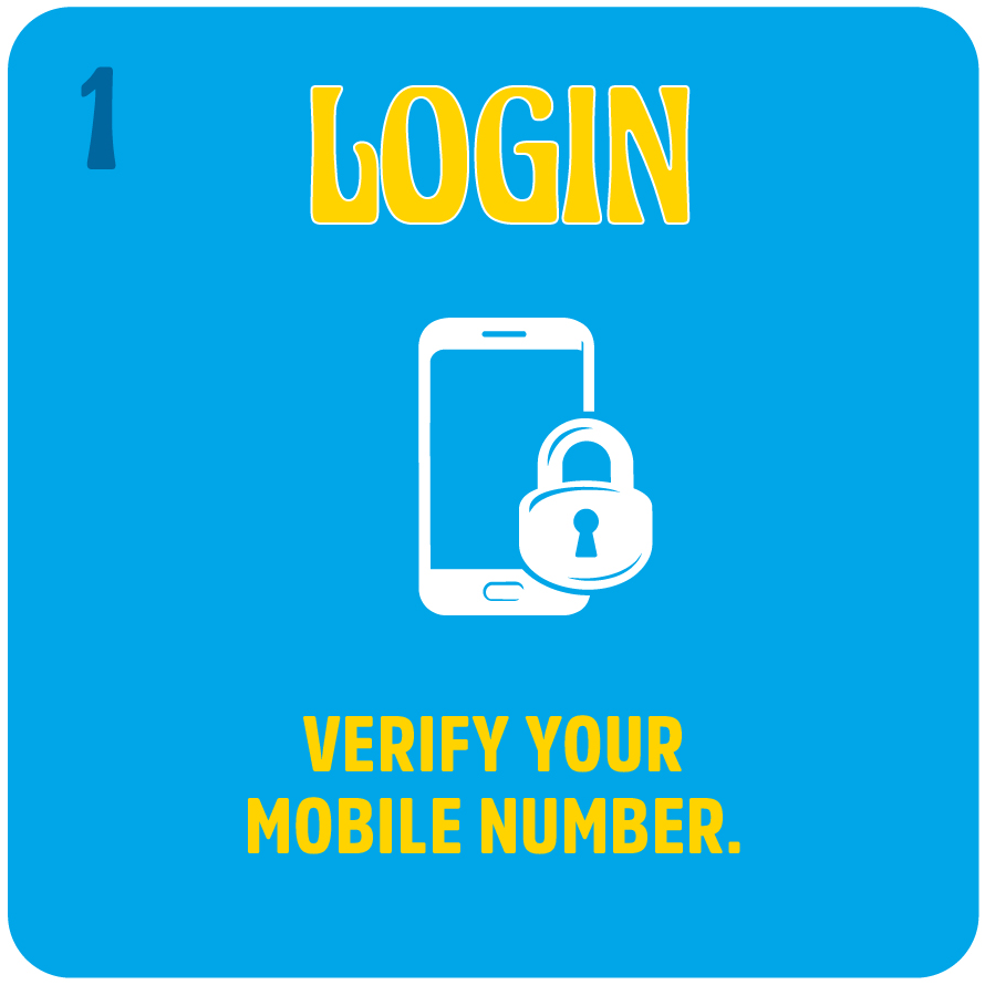 Step 1: Login and verify your mobile number