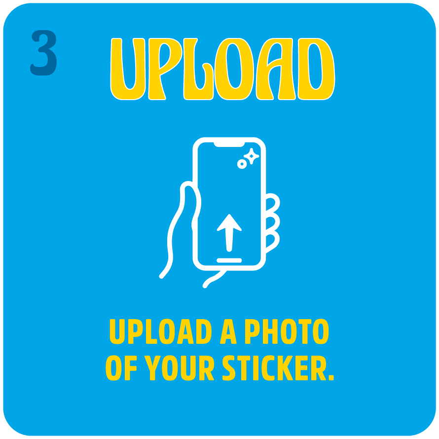 Step 3: Upload a photo of your sticker